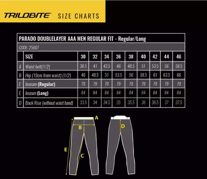 TRILOBITE pánské kalhoty PARADO DOUBLELAYER AAA SLIM FIT modré
