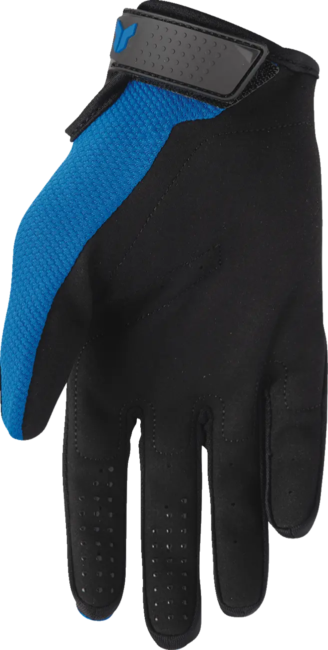 Dětské moto rukavice THOR Youth Ridemode Static Gloves modrá