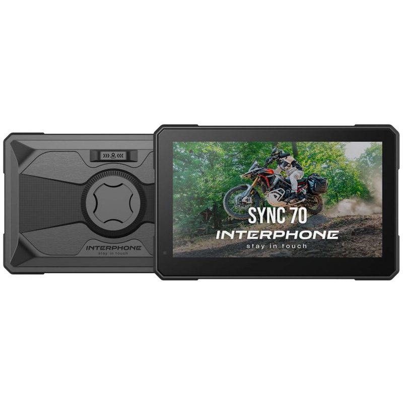 Interphone displej RIDESYNC 70 - Apple CarPlay a Android Auto pro motocykly + stínítko zdarma