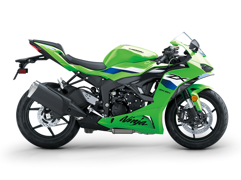 KAWASAKI NINJA ZX-6R MY26 Lime Green / Ebony / Pearl Blizzard White