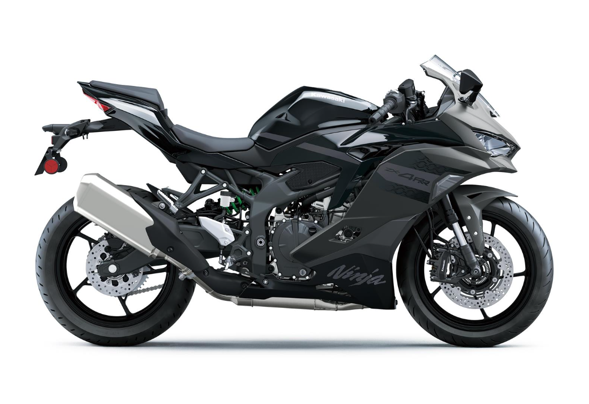KAWASAKI NINJA ZX-4RR MY26 Metallic Matte Graphenesteel Gray / Metallic Spark Black