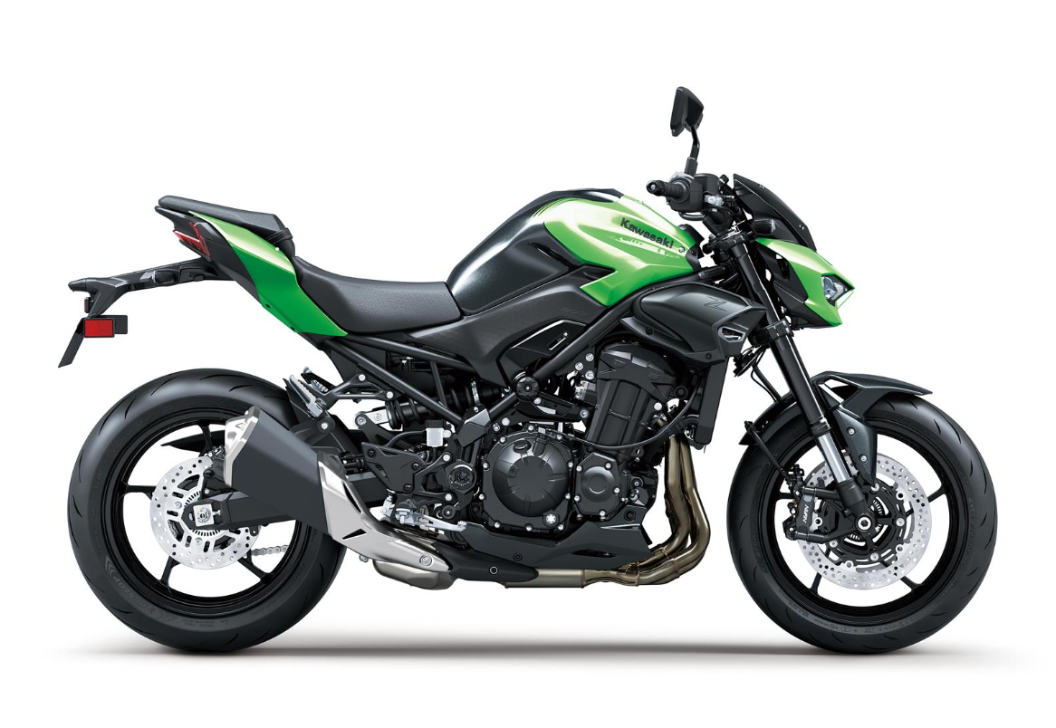 KAWASAKI Z900 MY26 Candy Lime Green / Metallic Carbon Gray +výfuk SC PROJECT za polovinu