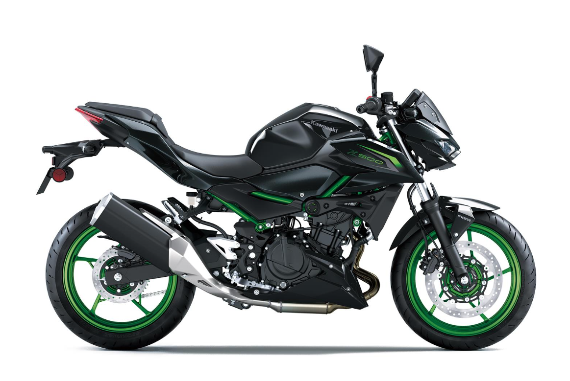 KAWASAKI Z500 SE MY26 Ebony / Metallic Carbon Gray (BK2)