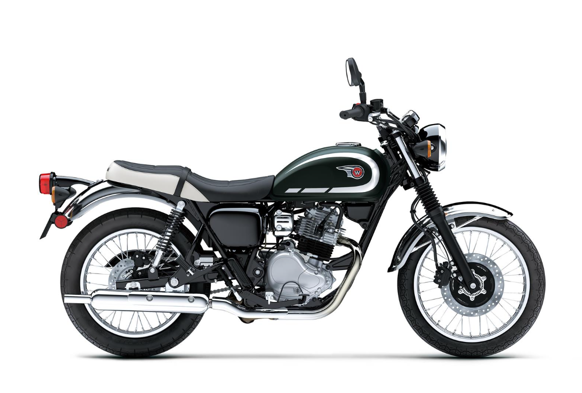 KAWASAKI W230 MY26 Metallic Matte Dark Green