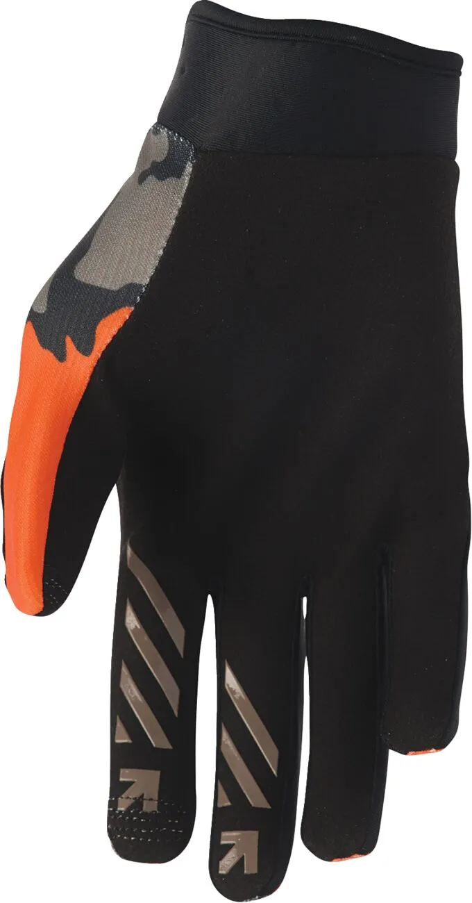 Moto rukavice THOR Launchmode Hunter Gloves oranžová/černá