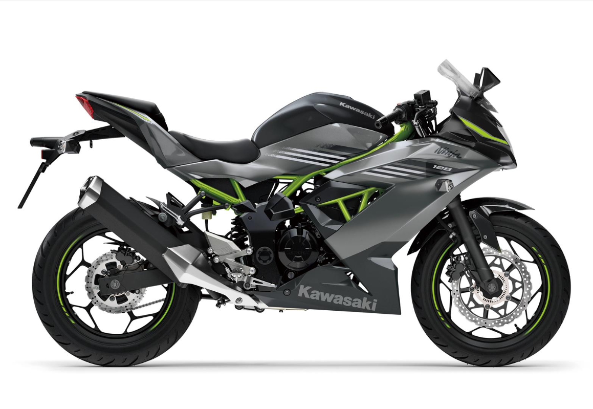 KAWASAKI Ninja 125 MY26 Metallic Graphite Gray / Metallic Spark Black