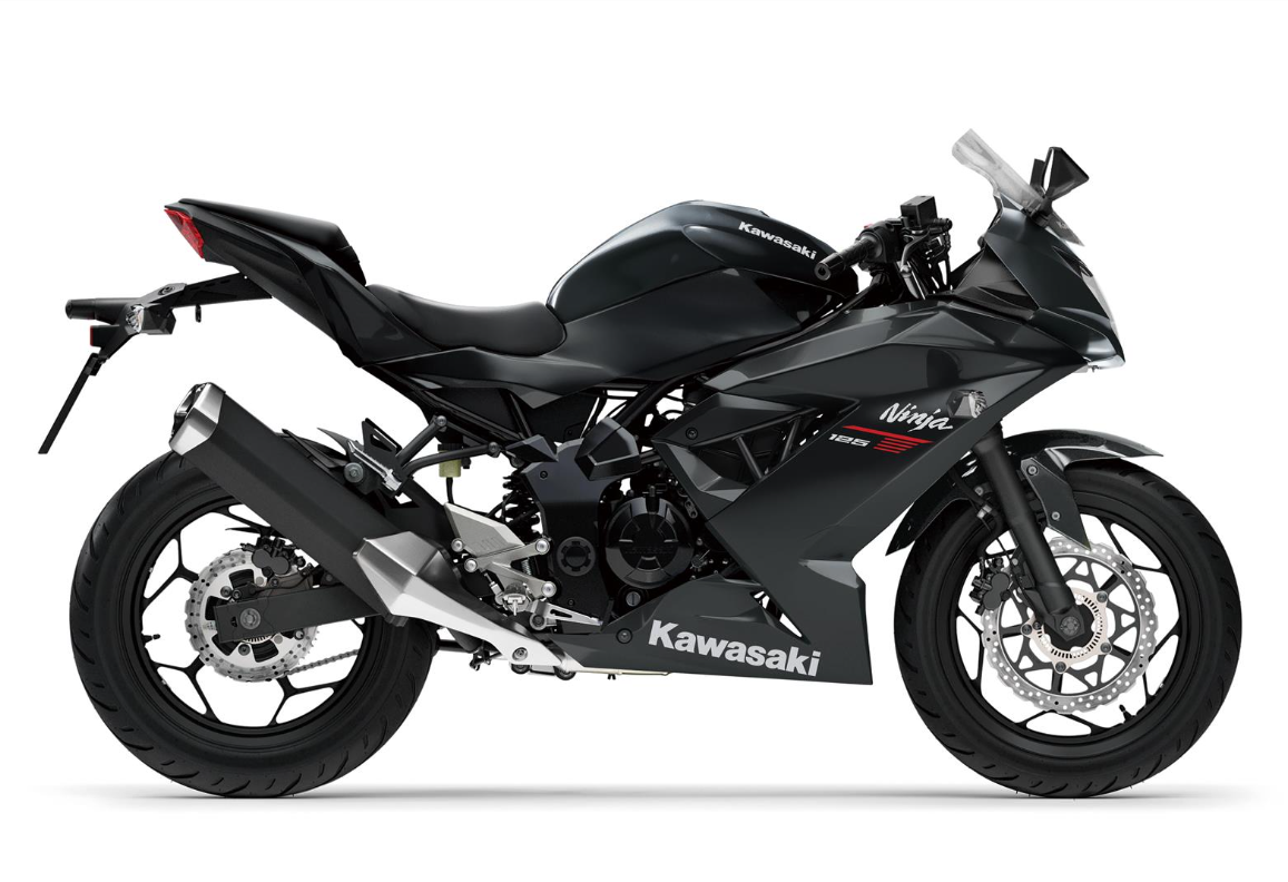 KAWASAKI Ninja 125 MY26 Ebony / Metallic Carbon Gray