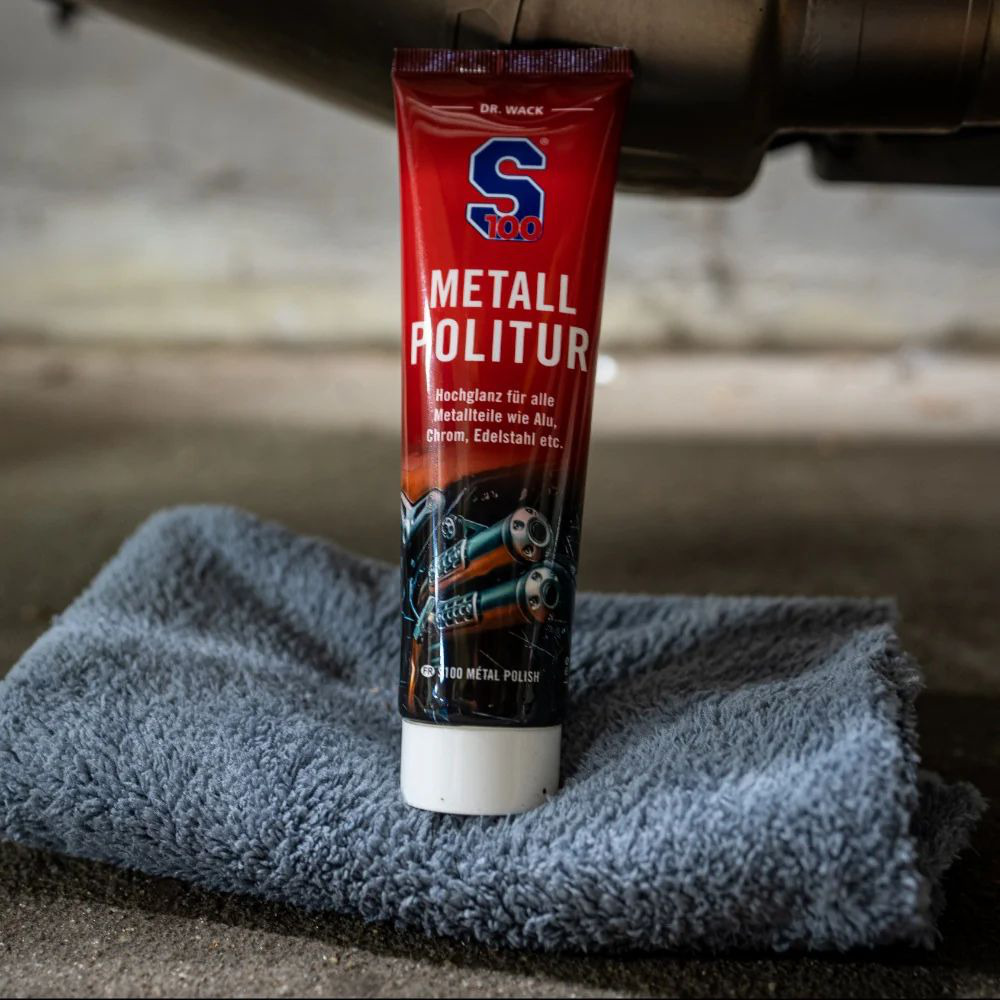 S100 leštěnka na chrom, hliník a kovové povrchy - Metallpolitur 100 ml