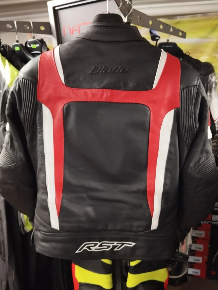 Bunda RST BLADE dámská černá červená bílá