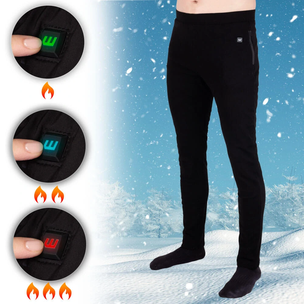 Pánské vyhřívané kalhoty W-TEC Insupants - černá