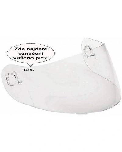 Pinlock clear pro plexi HJC HJ-25