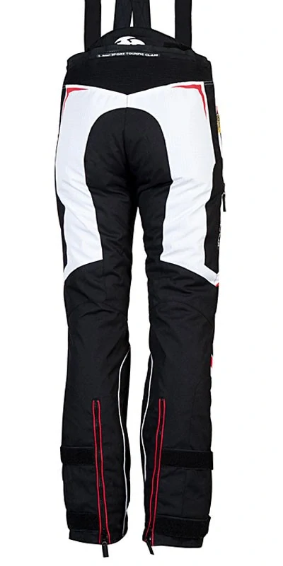 MBW Dámské textilní moto kalhoty EVELIN red 