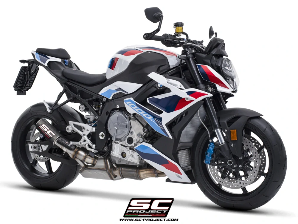 SC-PROJECT Výfuk z uhlíkových vláken CR-T s mřížkou proti kamenům - BMW M 1000 R  (23-24) E5