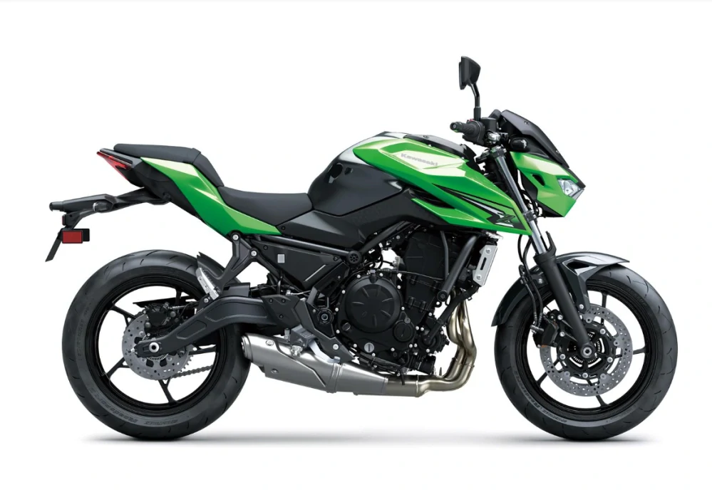 KAWASAKI Z650 S MY26 Candy Lime Green / Metallic Carbon Gray 