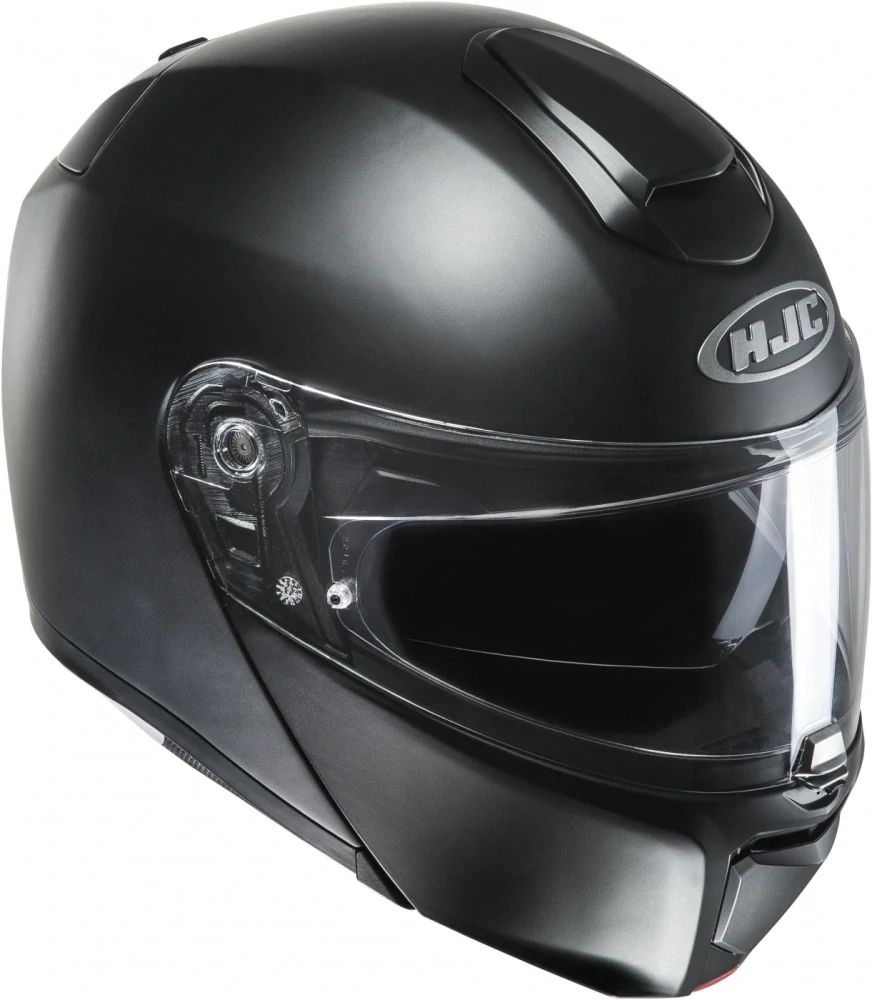 HJC výklopná přilba RPHA 90 METAL BLACK - black lesklá