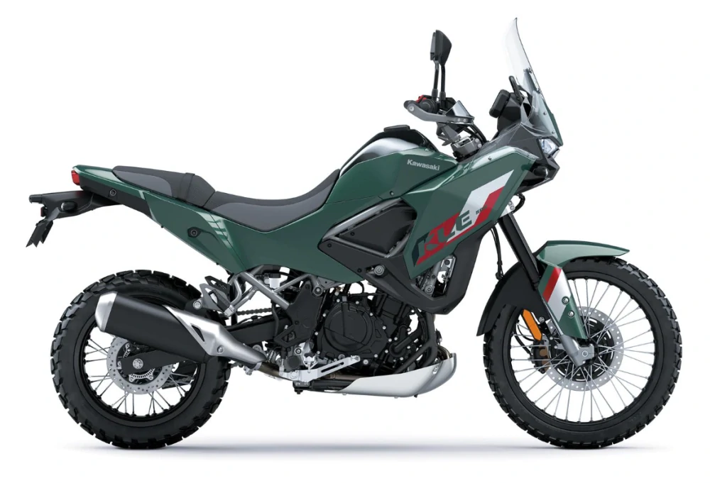 KAWASAKI KLE500 SE MY26 Metallic Bluish Green + ZDADNÍ BOX ZDARMA