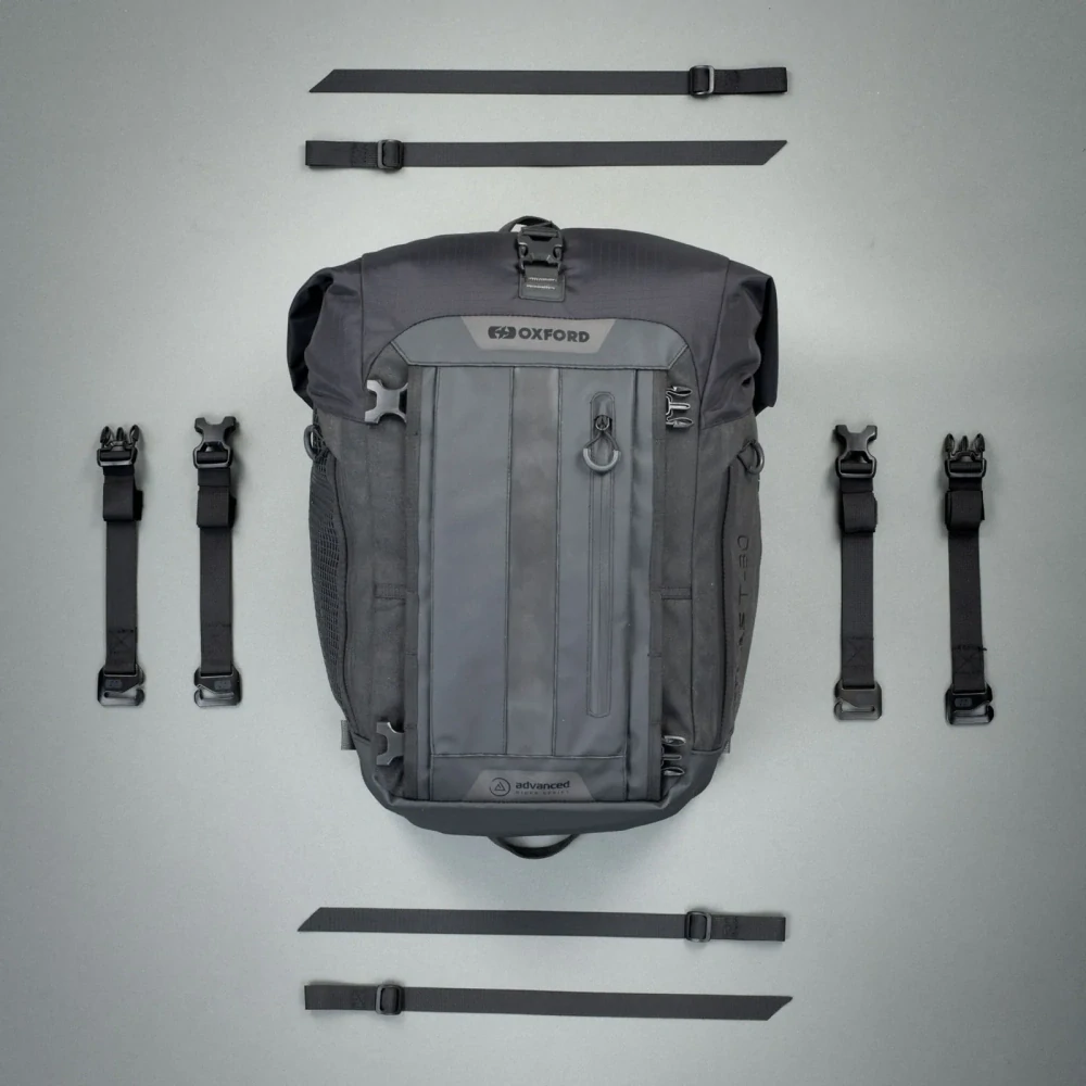 Brašna na sedadlo spolujezdce Atlas T-10 Advanced Tourpack, OXFORD (černá, objem 10 l)