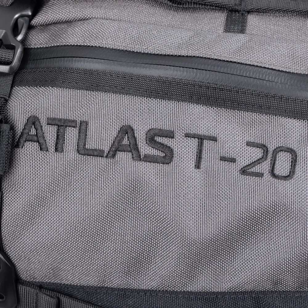 Brašna na sedadlo spolujezdce Atlas T-20 Advanced Tourpack, OXFORD (šedá, objem 20 l)