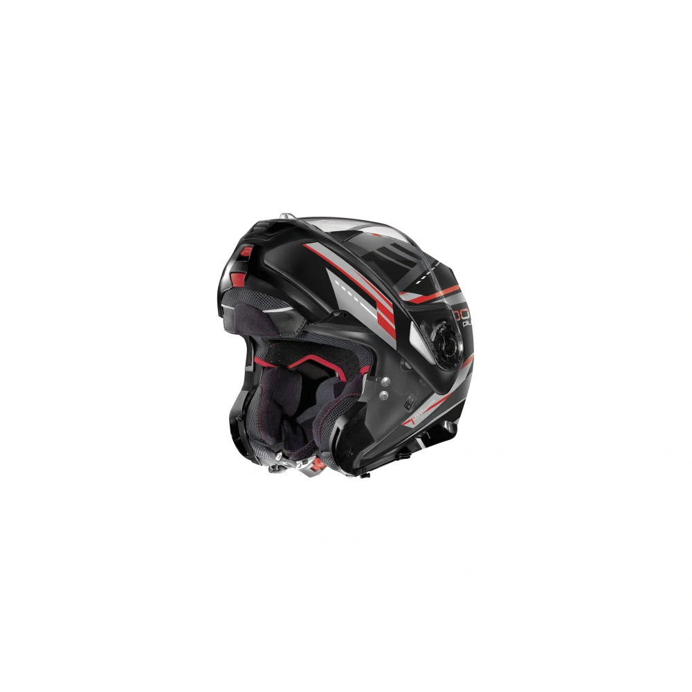 NOLAN Výklopná moto přilba N100-5 Plus IlluviumN-Com Flat Lava Grey 60