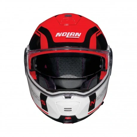 NOLAN Výklopná moto přilba N100-5 Consistency N-Com Corsa Red 23