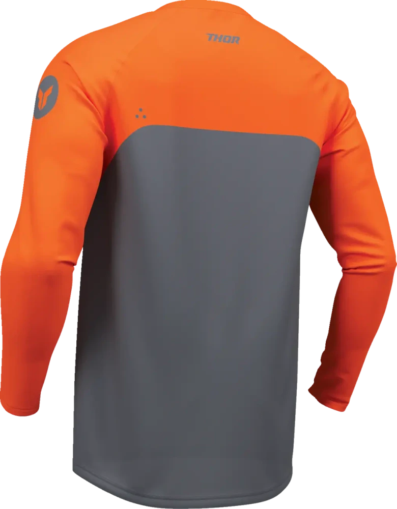 Dětský moto dres THOR Youth Ridemode Menace Jersey oranžová/antracitová