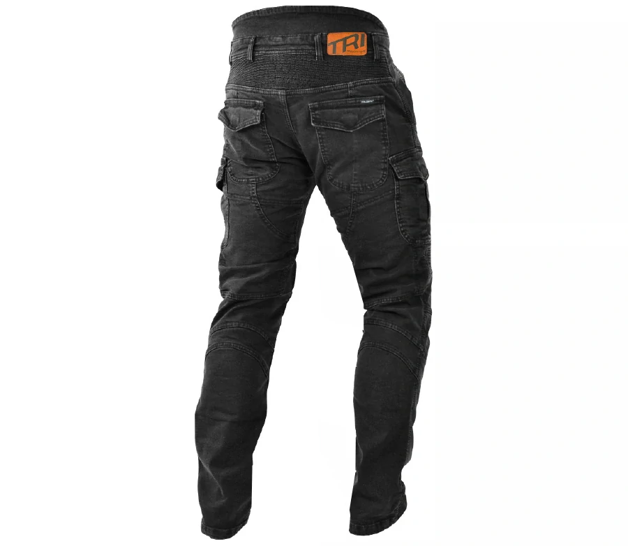 TRILOBITE pánské kalhoty 25604 ACID SCRAMBLER DOUBLELAYER SLIM FIT černé 
