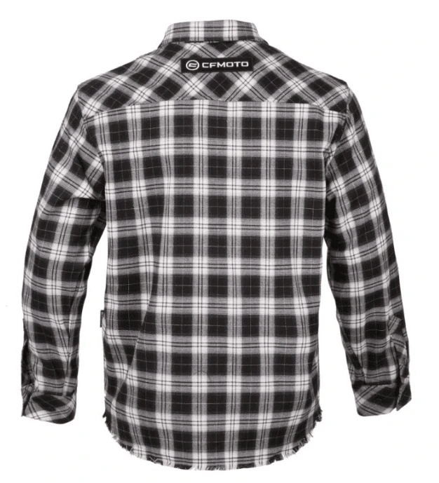 Košile CFMOTO Checkered (černo‑bílá)