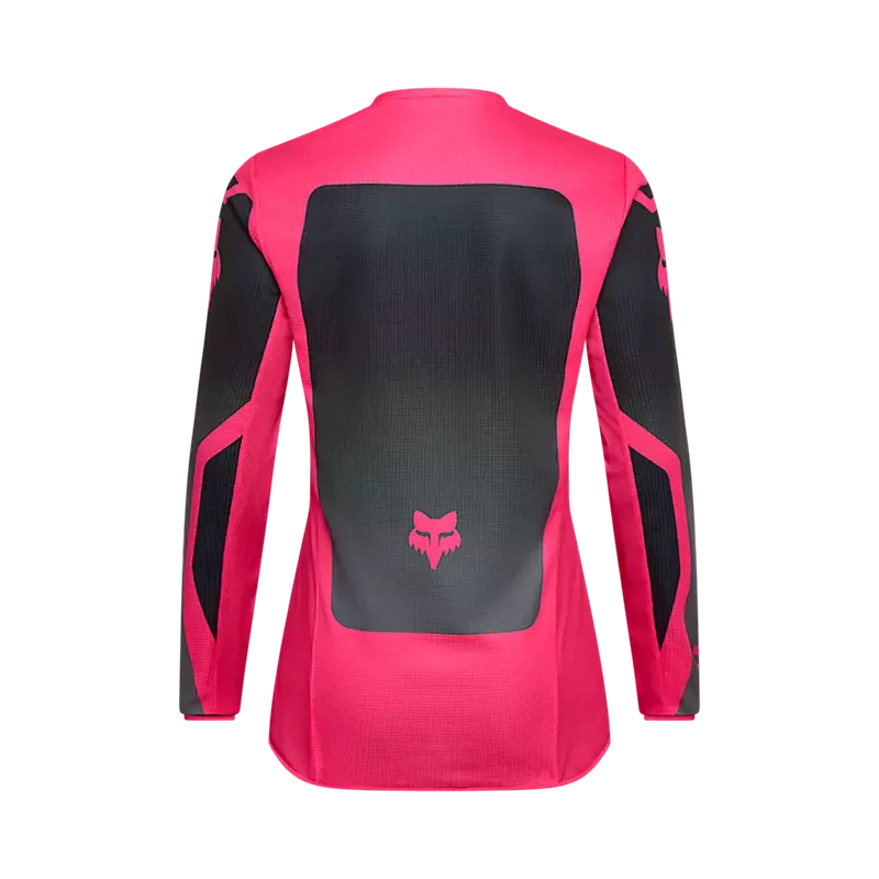 Dámský moto dres FOX Womens 180 Shield Jersey černá/růžová