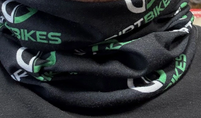 Nákrčník Stylový šátek DIRTBIKES (balaclava)