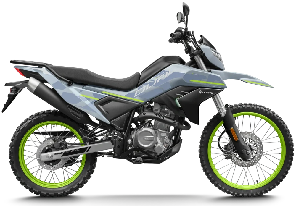 CFMOTO 250 Dual Tundra Grey - půjčovna Opava