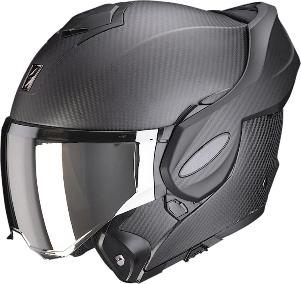 Přilba překlopná SCORPION EXO-TECH EVO CARBON matná černá