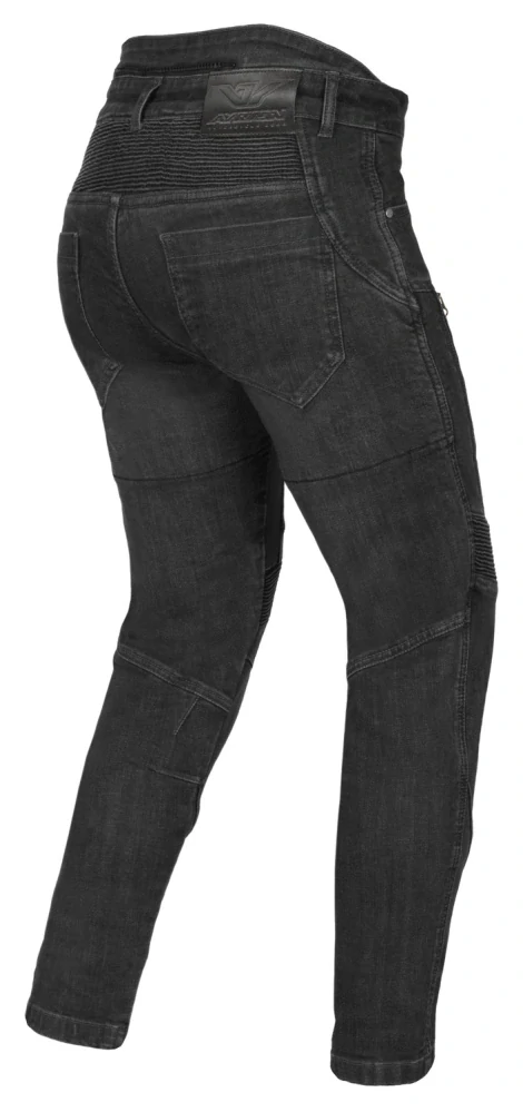 AYRTON dámské kalhoty, jeansy 505, slim fit, černá 