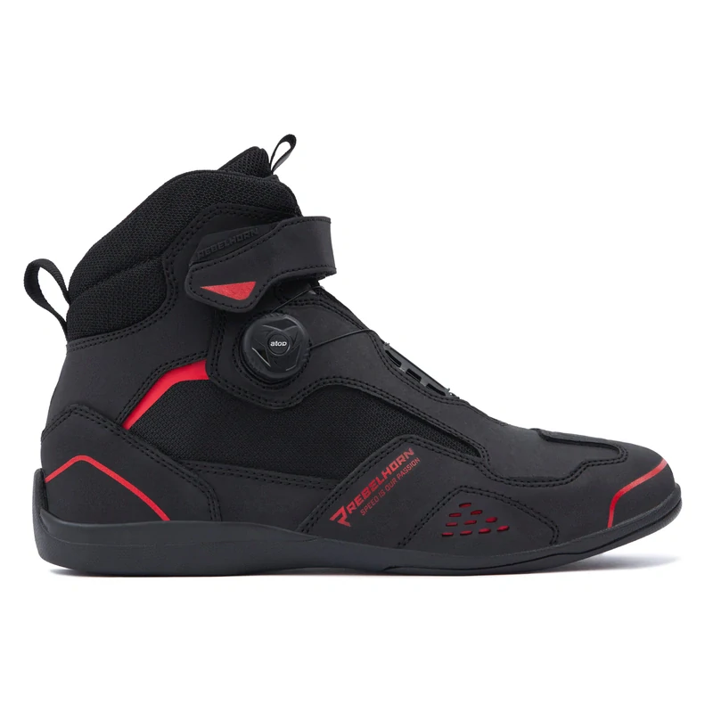 REBELHORN moto boty SPARK II černo červené