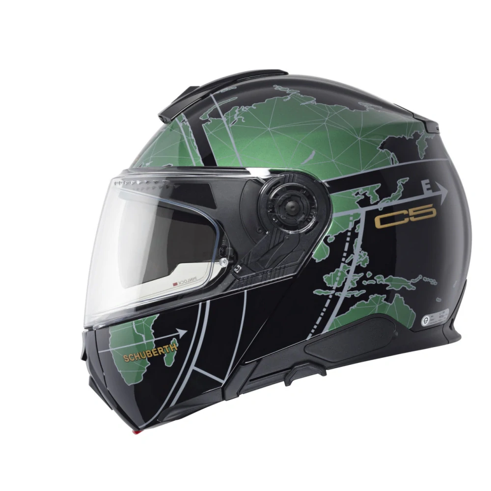 SCHUBERTH Vyklápěcí moto přilba C5 Globe Green 