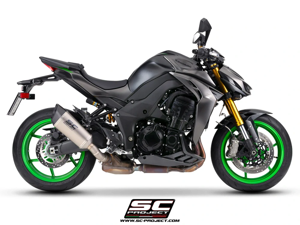 SC-PROJECT Kawasaki Z1100-SE 2026 Titanový výfuk SC1-R 