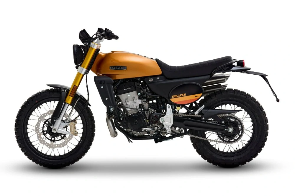 Fantic Caballero DELUXE 500 oranžová