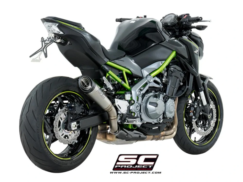 SC-PROJECT KAWASAKI Z900 A2 (2017-2020) Titanový výfuk S1 EURO 4