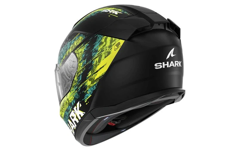 SHARK integrální přilba D-SKWAL 3 SPEED-VIB MAT černá modrá žlutá