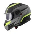 LS2 výklopná přilba FF908 STROBE II MONZA M.BLACK H-V YELLOW-06