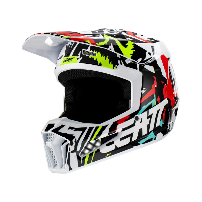 LEATT Moto helma Junior 3.5 Zebra