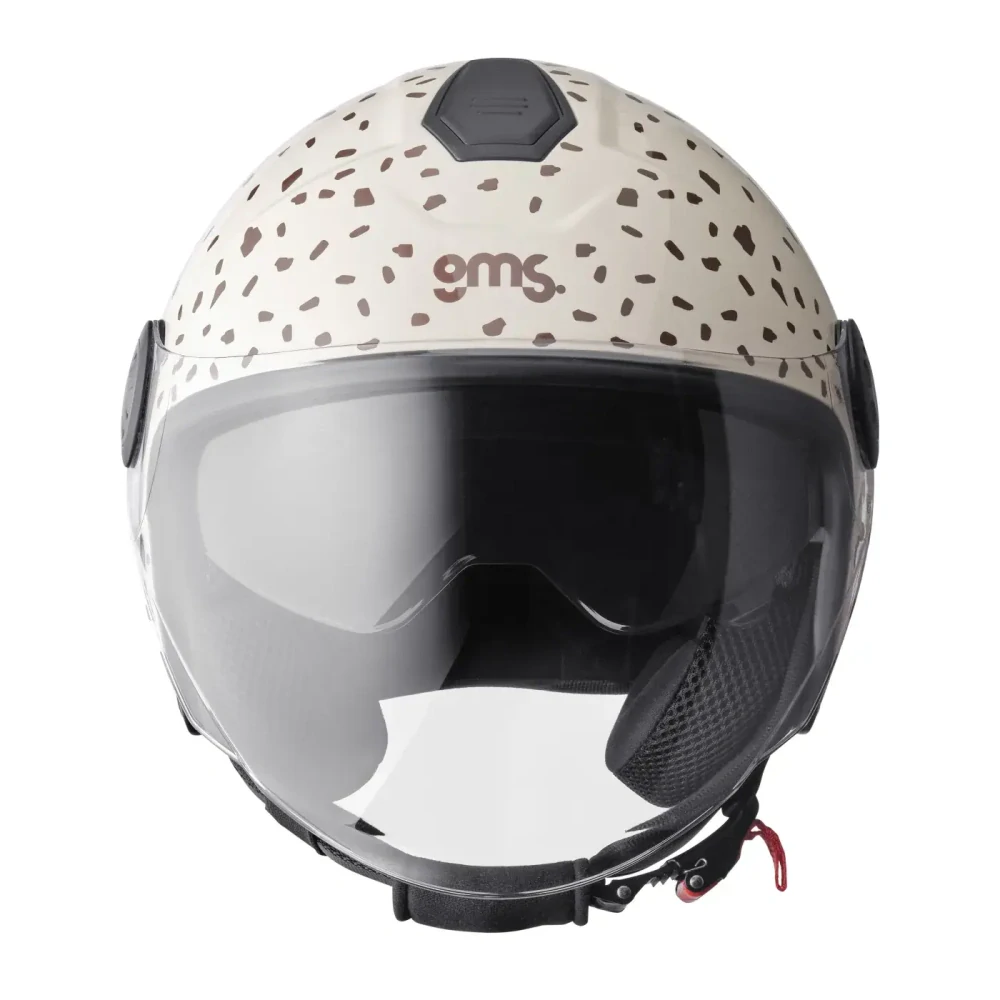 GMS Otevřená moto přilba GELATO stracciatella