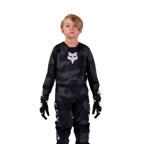 FOX Dětský MX dres 180 BNKR černá/camo
