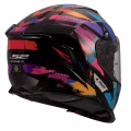 LS2 integrální přilba FF818 STORM III KAOS BLACK PURPLE BLUE