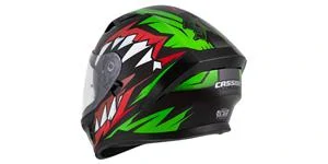 CASSIDA přilba Orbit Strix (červená/zelená/šedá/bílá/černá)