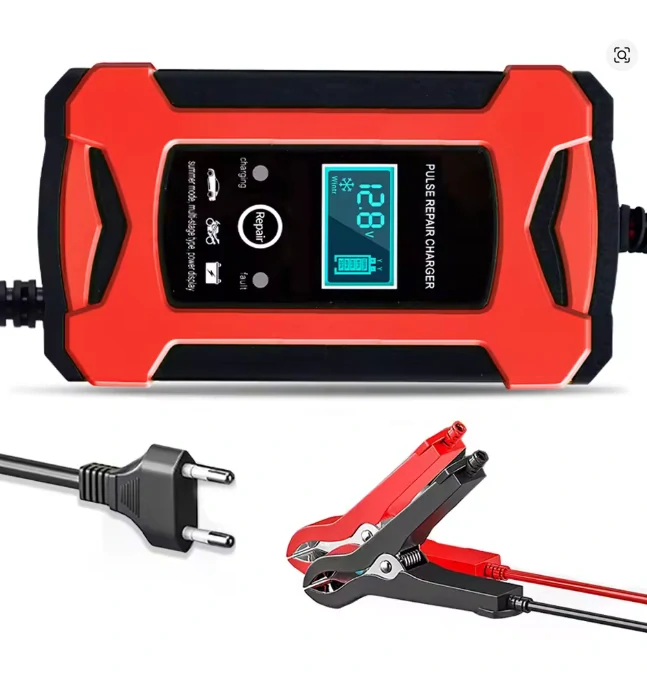 DB-Automatická nabíječka baterií 12 V / 6 A s LCD displejem a funkcí Pulse Repair DBNAB1