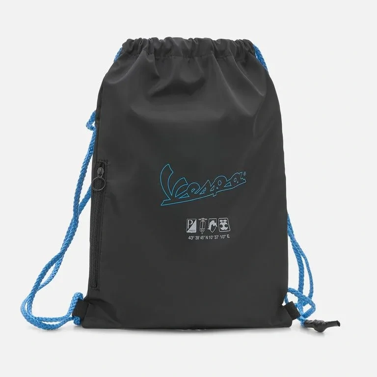 Stahovací batoh VESPA DEC černý