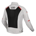 LS2 dámská moto bunda BREEZE šedá/černá/červená
