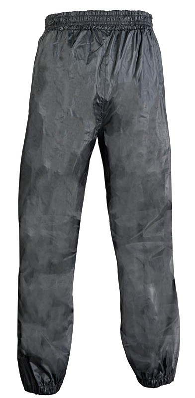 MBW Nepromokavé pláštěnkové kalhoty černé