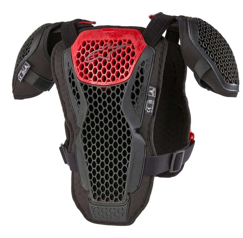 ALPINESTARS chránič těla BIONIC ACTION YOUTH CHEST, dětský (černá/červená) 2026