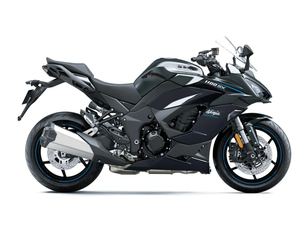 KAWASAKI NINJA 1100SX MY27 MMetallic Carbon Gray / Metallic Diablo Black
